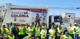 Realiza personal del SUTM labores de limpieza al norte de la ciudad