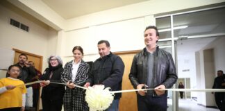 Inaugura Presidente Municipal aula de medios del Casef Zapata