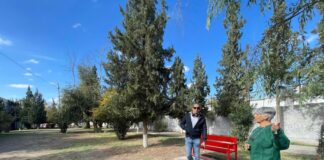 Colabora Parques y Jardines en mantenimiento de parque en Infonavit Casas Grandes