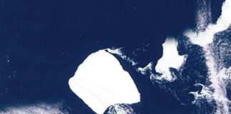 Un colosal iceberg toma incógnita ruta; es de los más antiguos del planeta