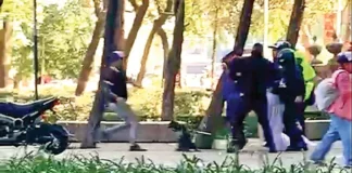 Destituyen a dos tras golpiza en Reforma; víctima pide intervención de Fiscalía