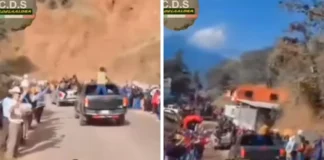 Sicarios del Cártel de Sinaloa ‘desfilan’ en Chiapas y pobladores los reciben con globos blancos