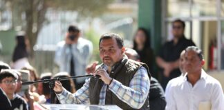 Entrega Presidente Cruz Pérez Cuellar rehabilitación de la Escuela Secundaria Técnica 60