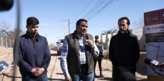 Supervisa Alcalde obras de repavimentación y pavimentación en la ciudad