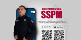 Invita SSPM a la ciudadanía a usar aplicación telefónica “Juárez Emergencia”