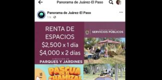 Aclara Municipio que es falsa la renta de espacios en El Chamizal