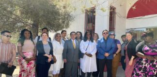 Recibe Alcalde a funcionarios norteamericanos y recorren albergue Kiki Romero