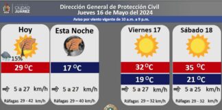 Disminuye ligeramente la temperatura para este día