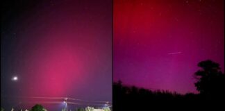 Captan auroras boreales en Ciudad Juárez