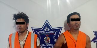 Detienen a dos sujetos y un adolescente por robo a casa habitación