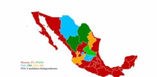Así quedó el mapa electoral político de México tras elecciones 2024