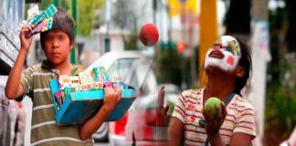 La calle, donde se concentra el trabajo infantil