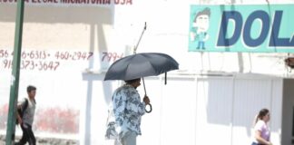 Pronostican temperatura máxima de 39 grados Celsius para este martes