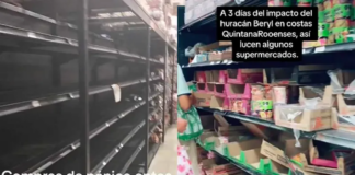 VIDEOS: Reportan supermercados casi vacíos por la inminente llegada del huracán Beryl