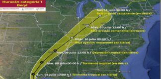 Vídeo: ‘Beryl’ impacta Texas como huracán