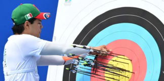 México vs Brasil en Octavos de final del Tiro con Arco de París