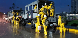 ‘John’ dejó sin luz a más de 98 mil usuarios en Guerrero y un socavón y deslaves en Oaxaca