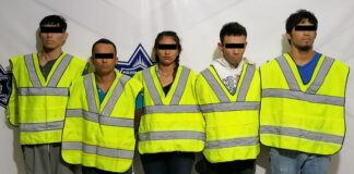 Sorprenden en Riberas a cinco personas en posesión de pistola 9 mm