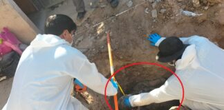 Catean finca en Riberas y localizan cuerpo de hombre enterrado