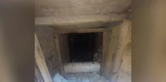 Así es el túnel construido por traficantes de migrantes entre Juárez y El Paso