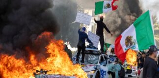 EU multiplica su fuerza militar en Los Ángeles; cuarto día de enfrentamientos