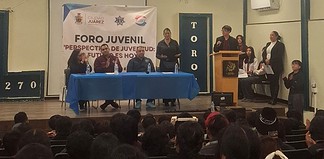 Organiza DECA foro juvenil con la Policía Municipal