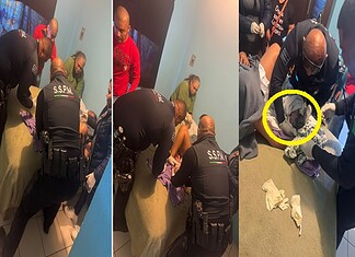 Así atendieron policías labor de parto en Riberas del Bravo