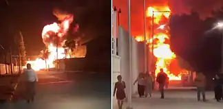 Alerta en Villagrán, Guanajuato: explota ducto; ocurrió presuntamente en toma clandestina