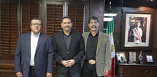 Recibe el Presidente Pérez Cuéllar a director ejecutivo de la JMAS