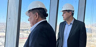 DESENTUERTOS: APRECIAN LOS JEFAZOS LA CIUDAD DESDE LAS ALTURAS