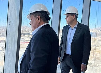 DESENTUERTOS: APRECIAN LOS JEFAZOS LA CIUDAD DESDE LAS ALTURAS