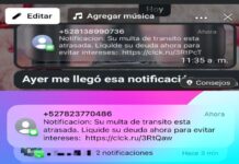 Advierte SSPM sobre enlaces fraudulentos por supuestas multas de tránsito