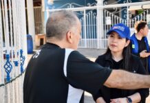 Nancy “La China” Frías recorre casa por casa las colonias Rodolfo Fierro y Real Carolinas para escuchar a las familias y trabajar por colonias dignas