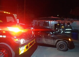 Rescatan de incendio a residentes de casa hogar