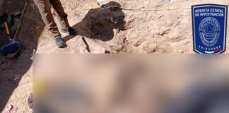 Desentierran cuerpo humano de vivienda en Riberas del Bravo