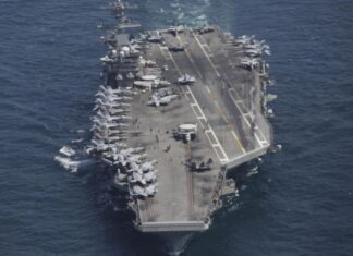 Cuatro misiles iraníes alcanzaron el portaaviones de EU, Abraham Lincoln: agencia iraní IRNA