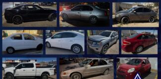 Recupera policía municipal 12 vehículos con reporte de robo
