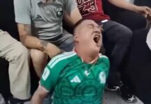 Fanático mexicano a quien la derrota lo descontroló causa controversia global