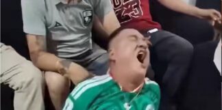 Fanático mexicano a quien la derrota lo descontroló causa controversia global